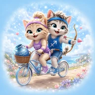 Водолей ♀ + Стрелец ♂