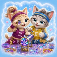 Скорпион ♀ + Близнецы ♂
